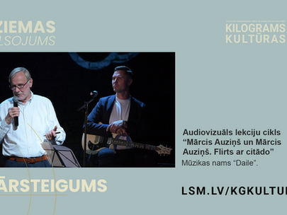 Kilograms kultūras ziemas balsojumam izvirzīts audiovizuālais lekciju cikls "Flirts ar citādo"