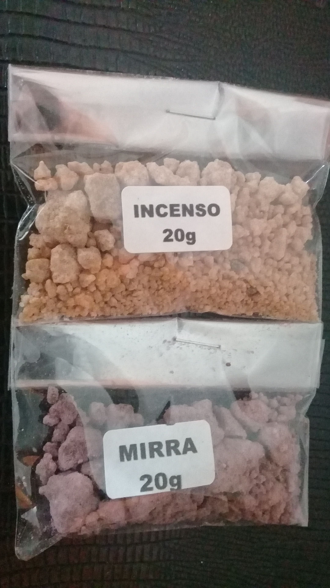Pedra incenso e mirra