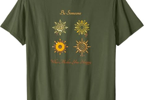 sunburst, joyful figures, happiness, meaningful life, inner joy, positivity