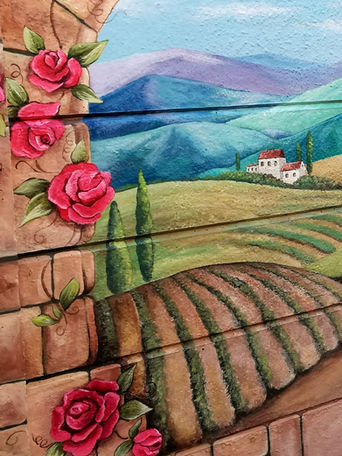 Tuscan mural