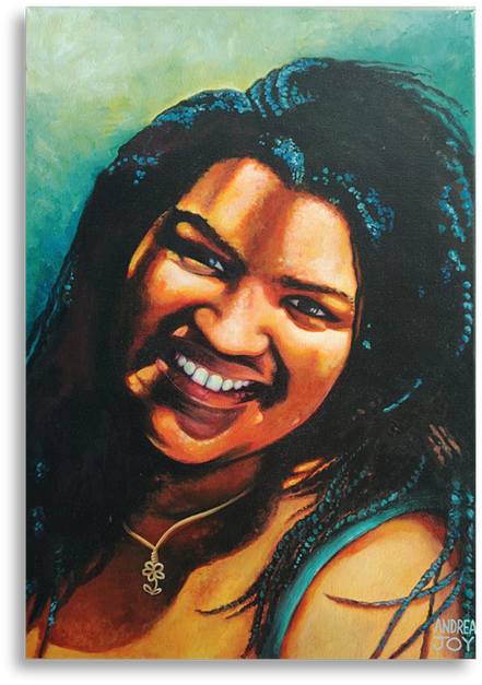 Nina Acrylic Portrait