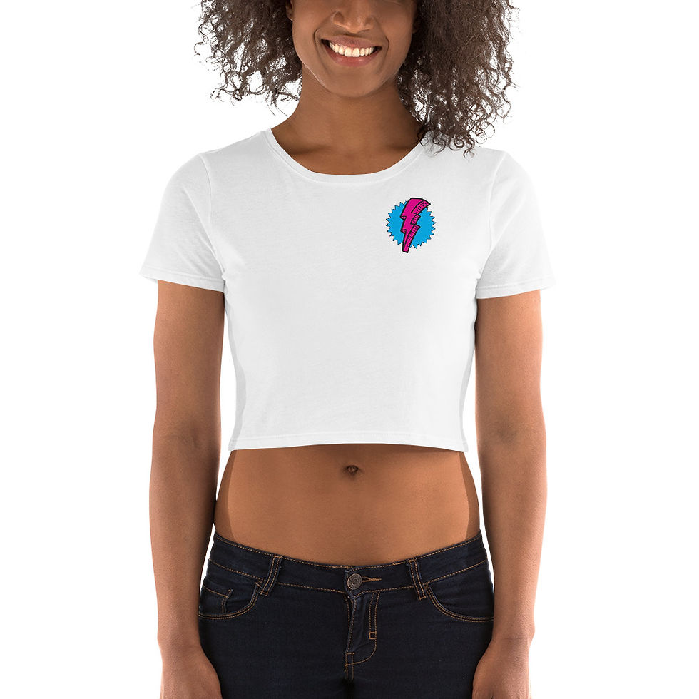 Thumbnail: RAD Crop Tee -White