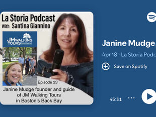 Janine featured on La Storia Podcast with Santina Giannino