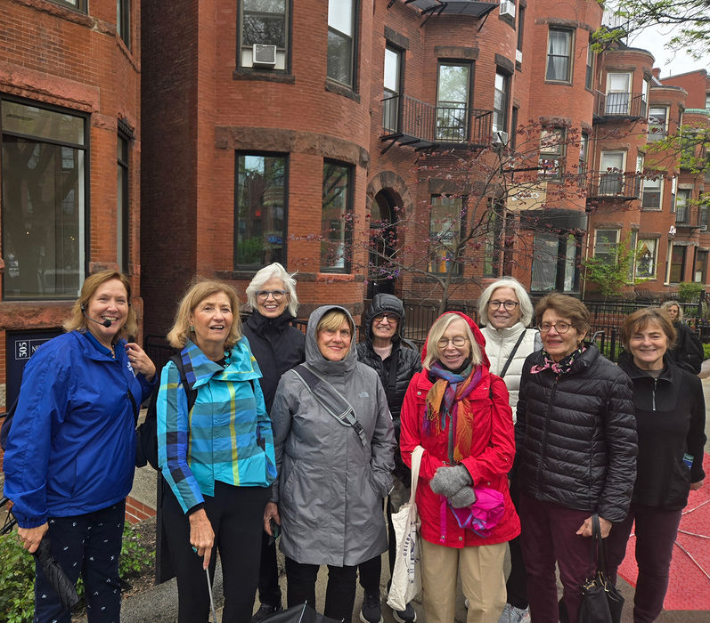 JM Walking Tours tour photo along Comm Ave