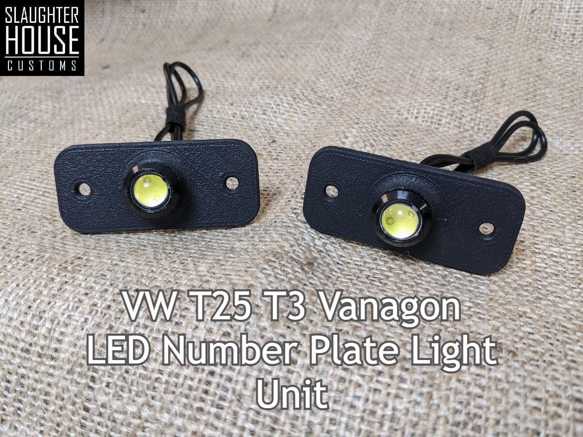 SHC T25 T3 Vanagon Number Plate Light Upgrade Unit (PAIR)