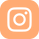 instagram symbol -  light orange