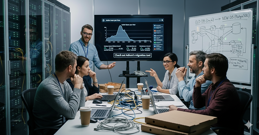 Migration performance and risks need to be carefully balanced through proper downtime strategy and optimal tool selection