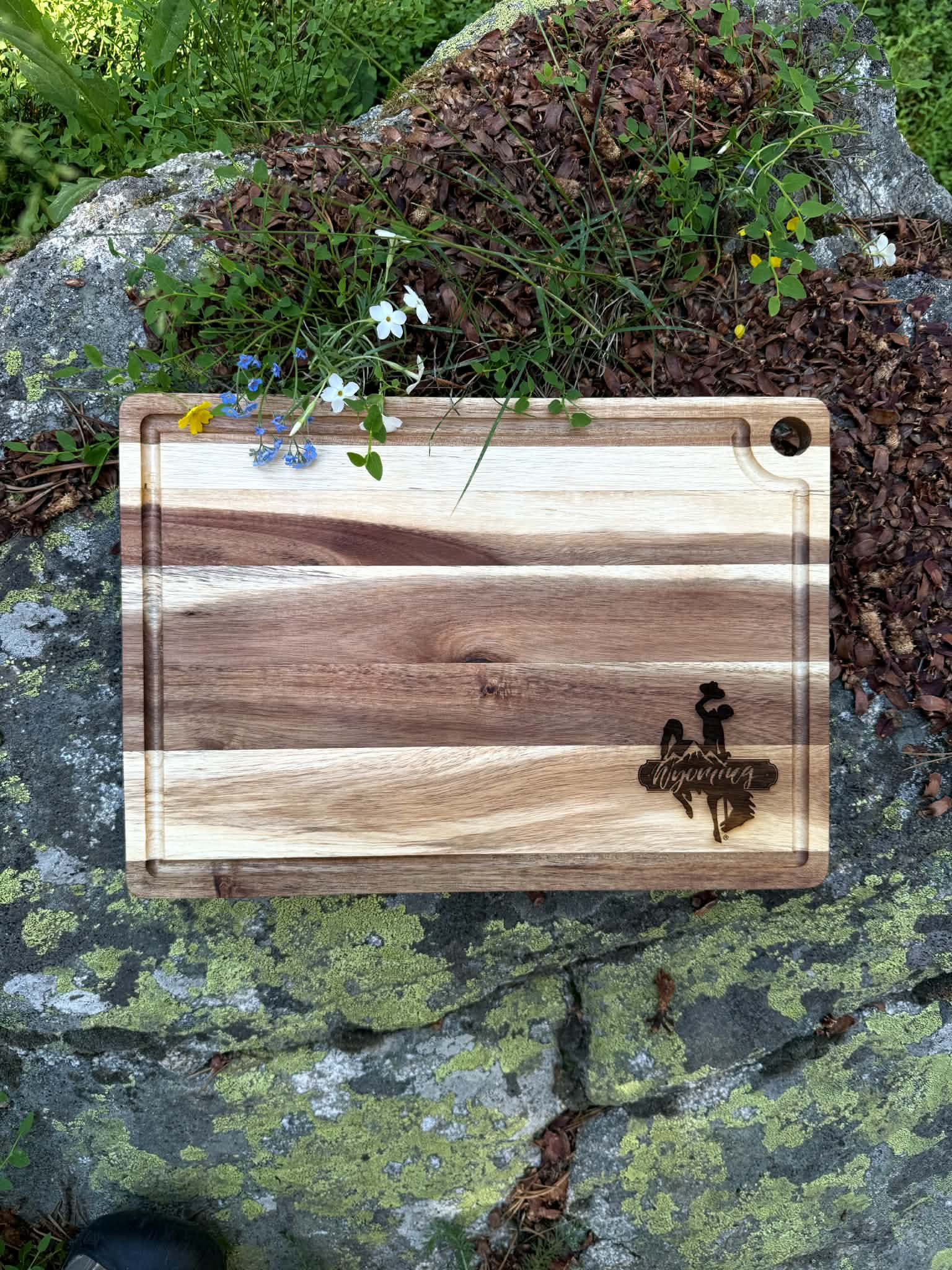 Wyoming acacia cutting board