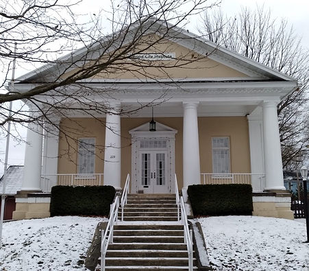Main Colonade with snow