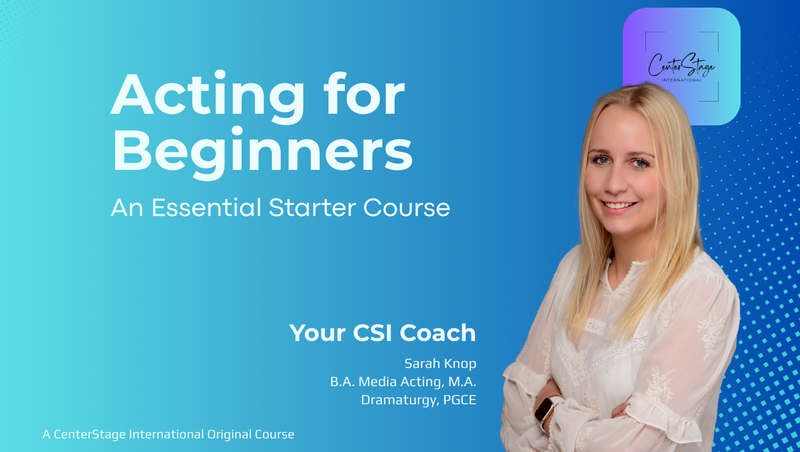 On-demand Acting Class for Beginners