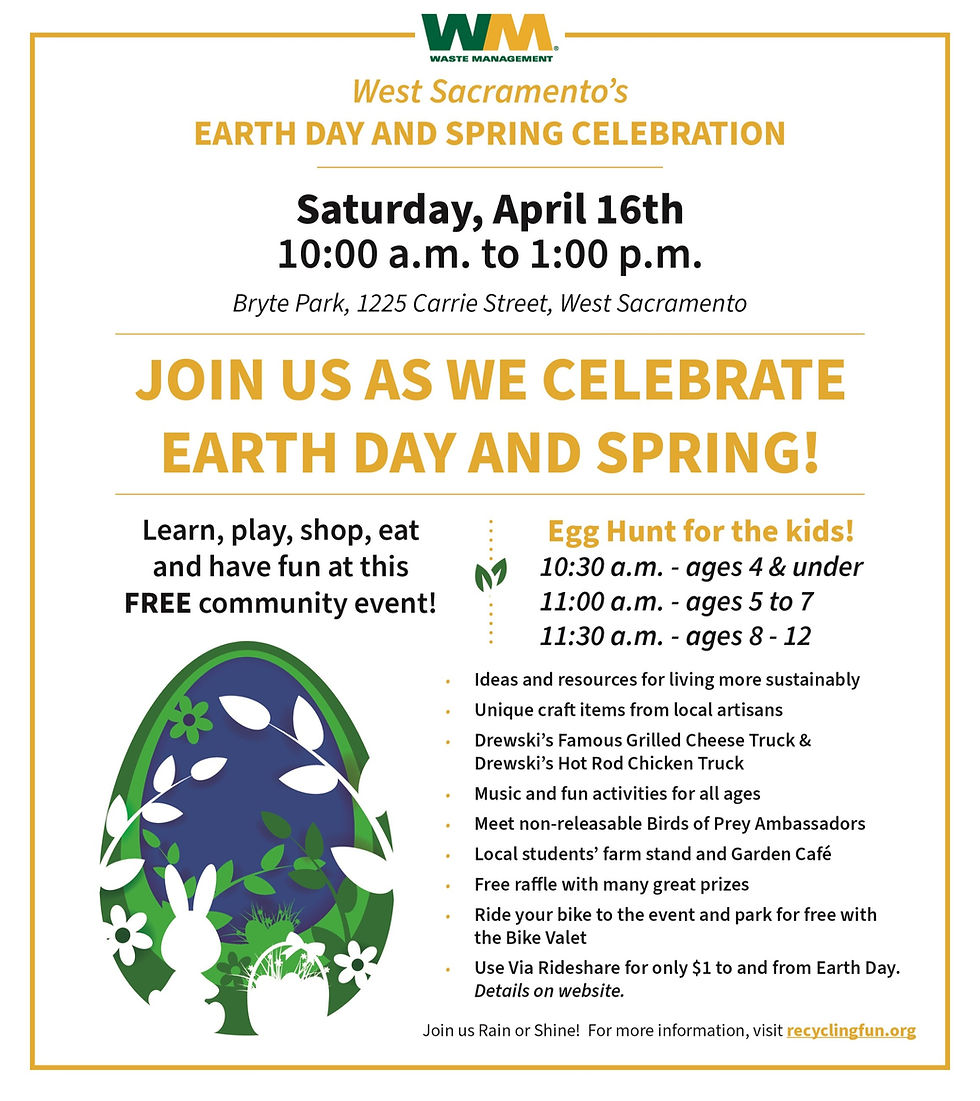 West Sac Earth Day & Spring Celebration (4/16)