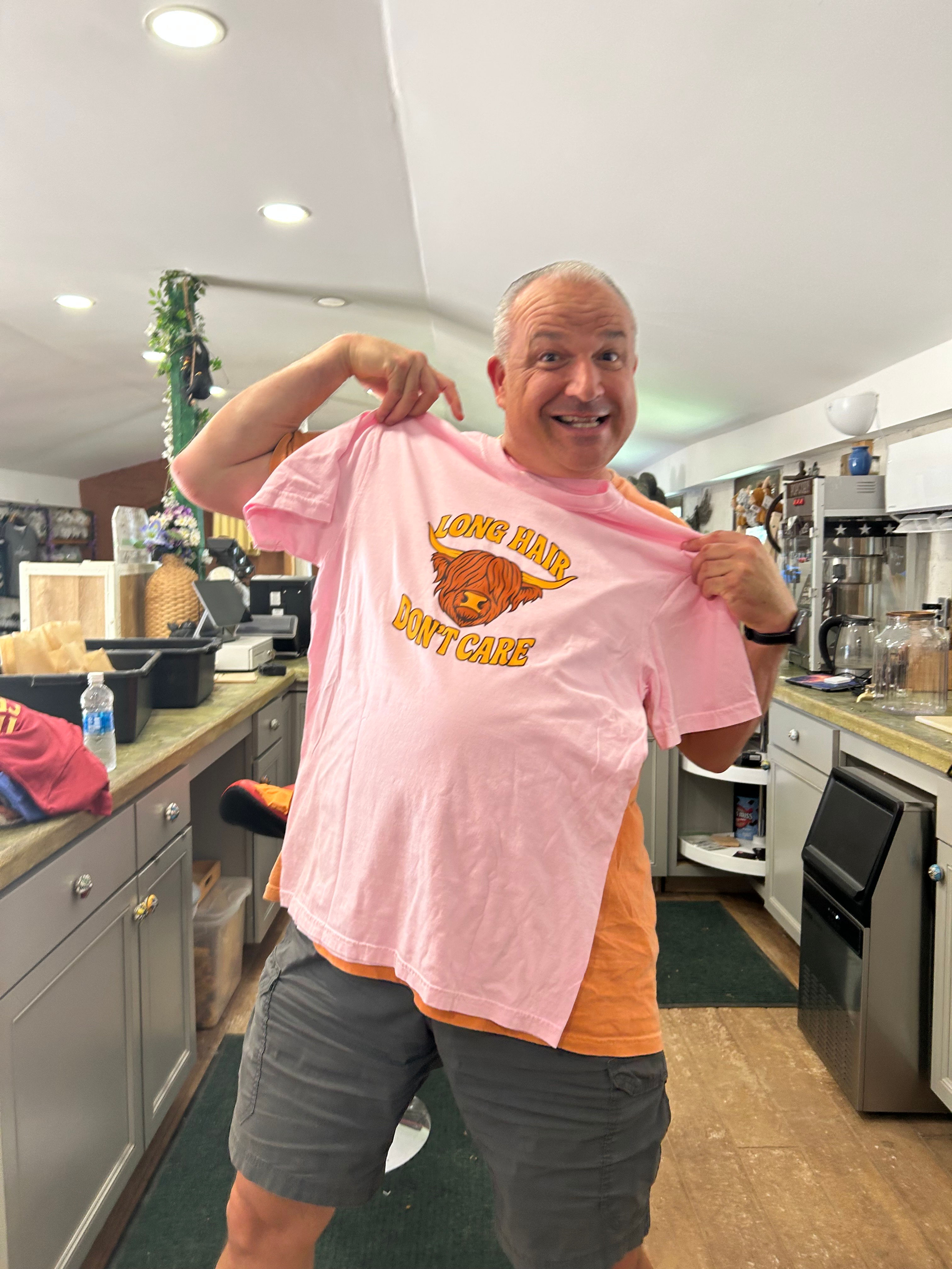 "Long Hair Don't Care" Shirt