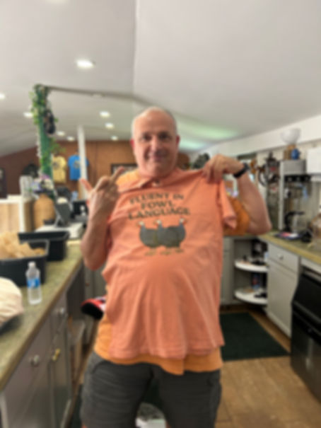 "Fluent in Fowl Language" Shirt