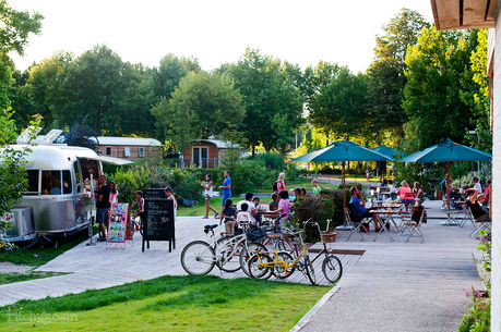 Camping the Grounds of Paris