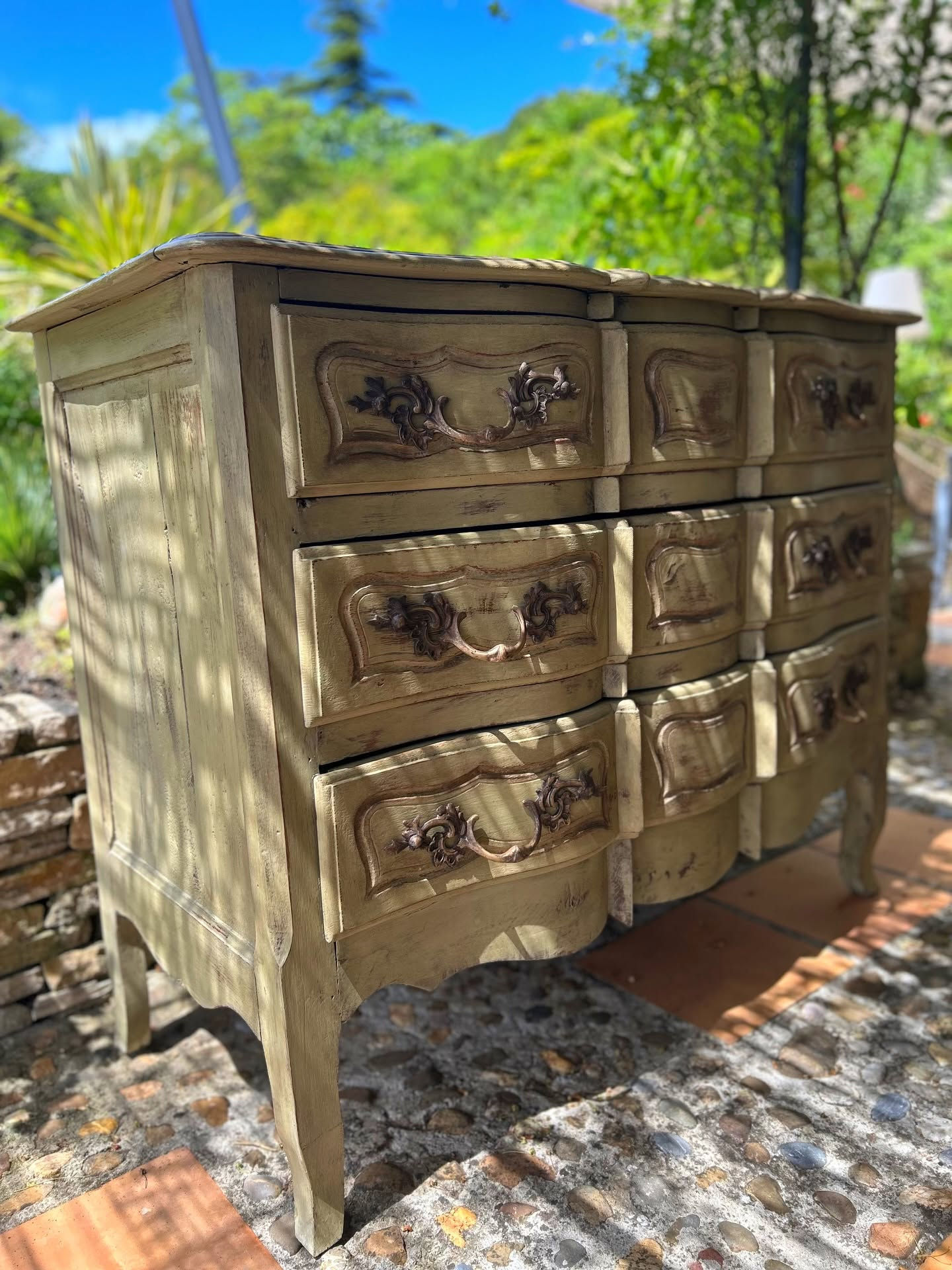 COMMODE GALBEE ANCIENNE PATINÉE