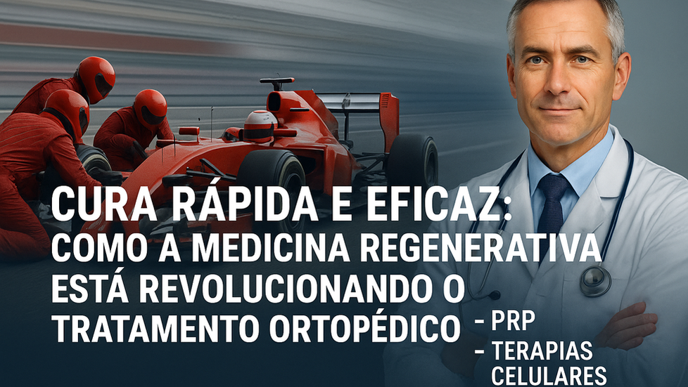 🏎️ Cura rápida e eficaz: como a medicina regenerativa está revolucionando o tratamento ortopédico