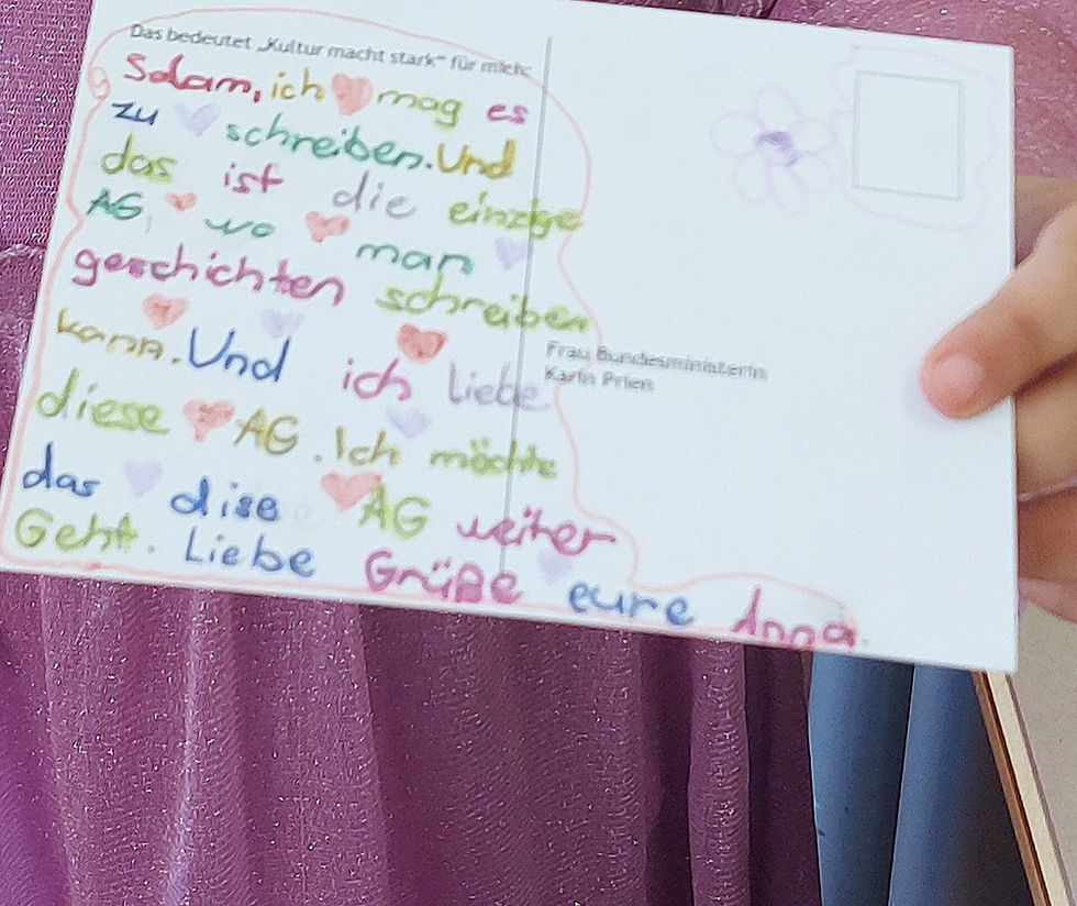 Salam, Frau Prien. Tagebuchstaben 9/26
