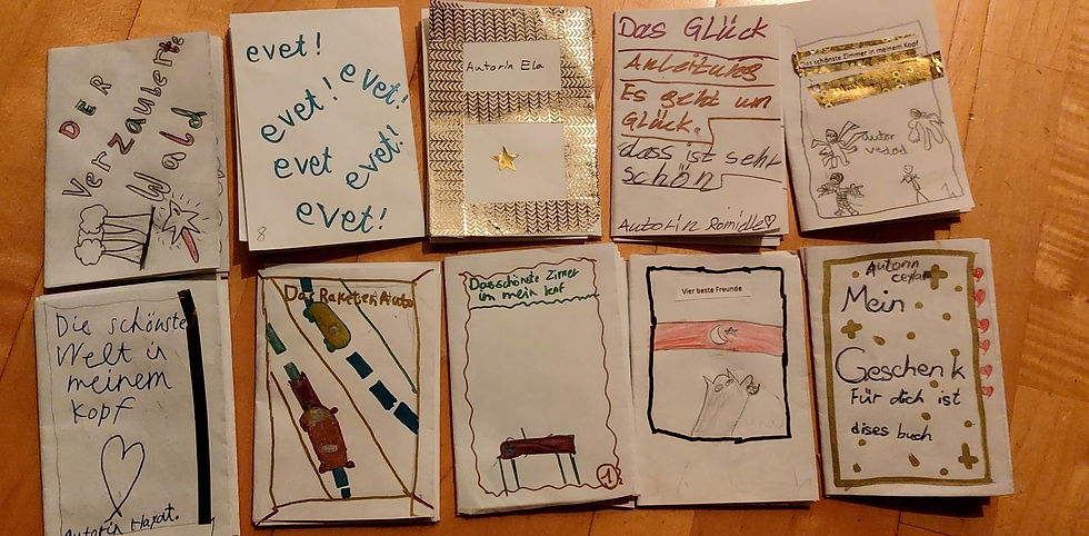 Ausstellung von Zines