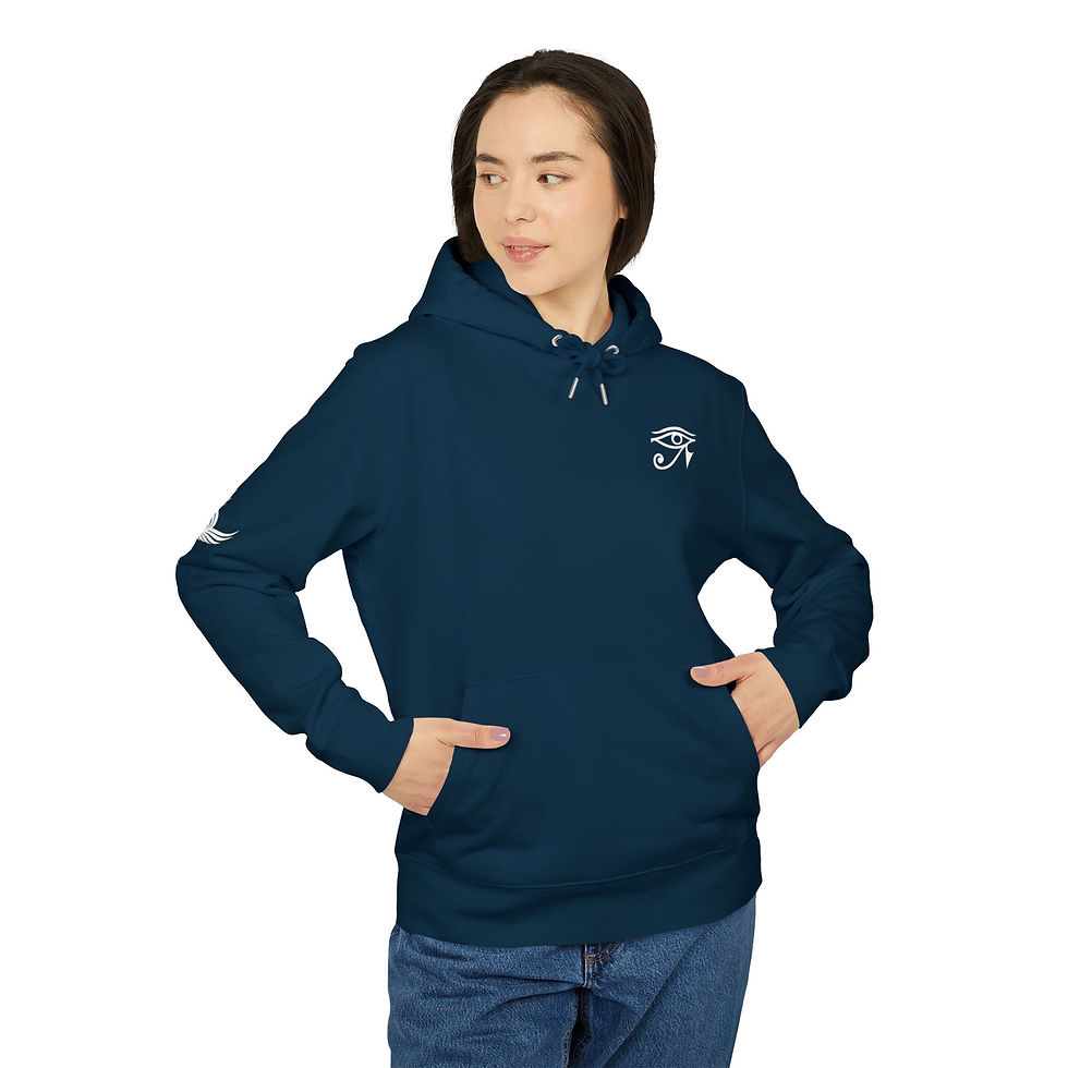 Thumbnail: Unisex 444 Eye of Horus Hoodie -  80% Cotton