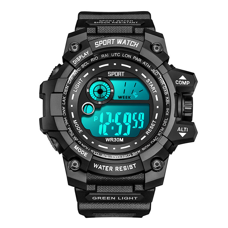 Thumbnail: New Men LED Digital Watches Luminous Fashion Sport Waterproof Watches For Man Da