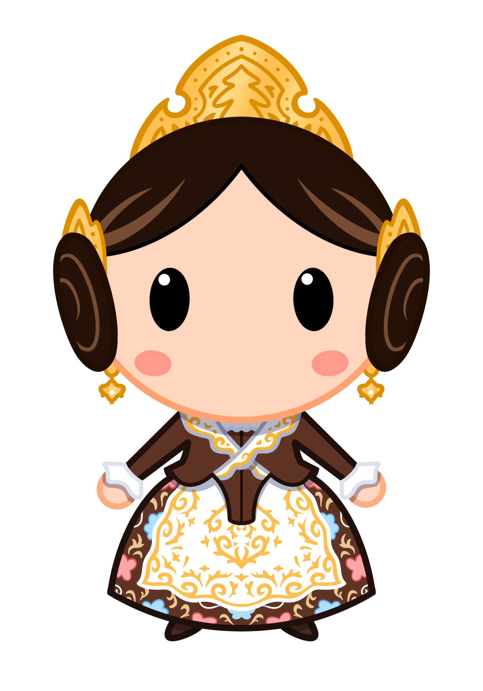 PRE-SAVE Llavero Fallereta Marrón 2