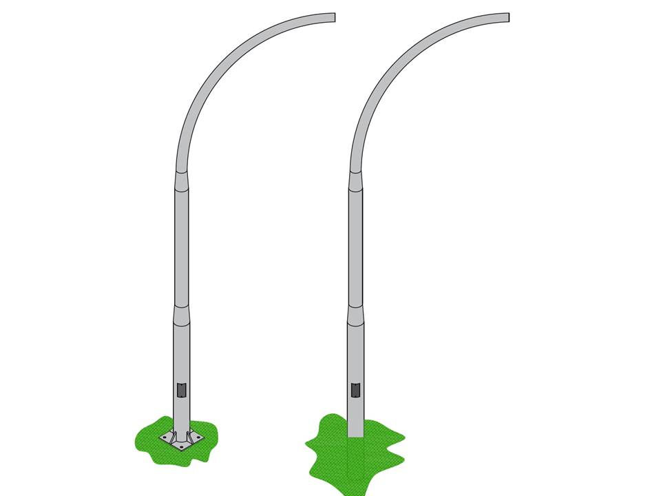 POSTES CURVOS SIMPLES