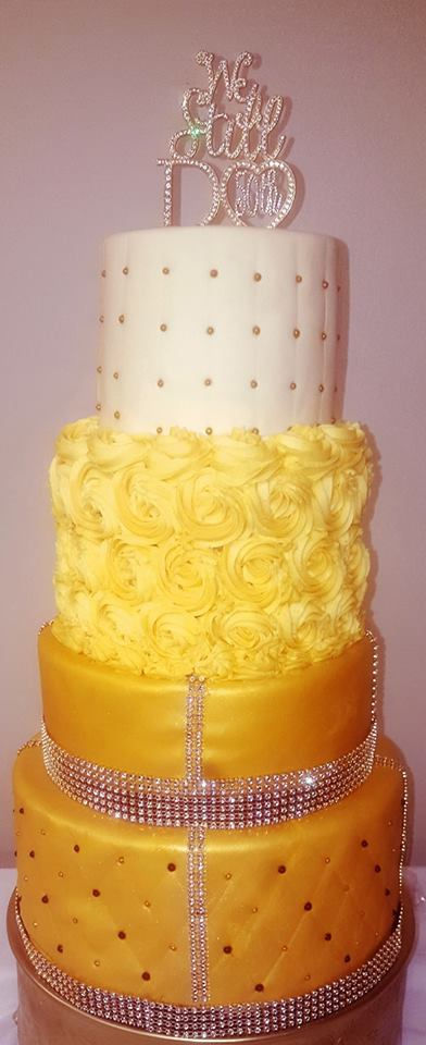 50th Golden Anniversary Cake