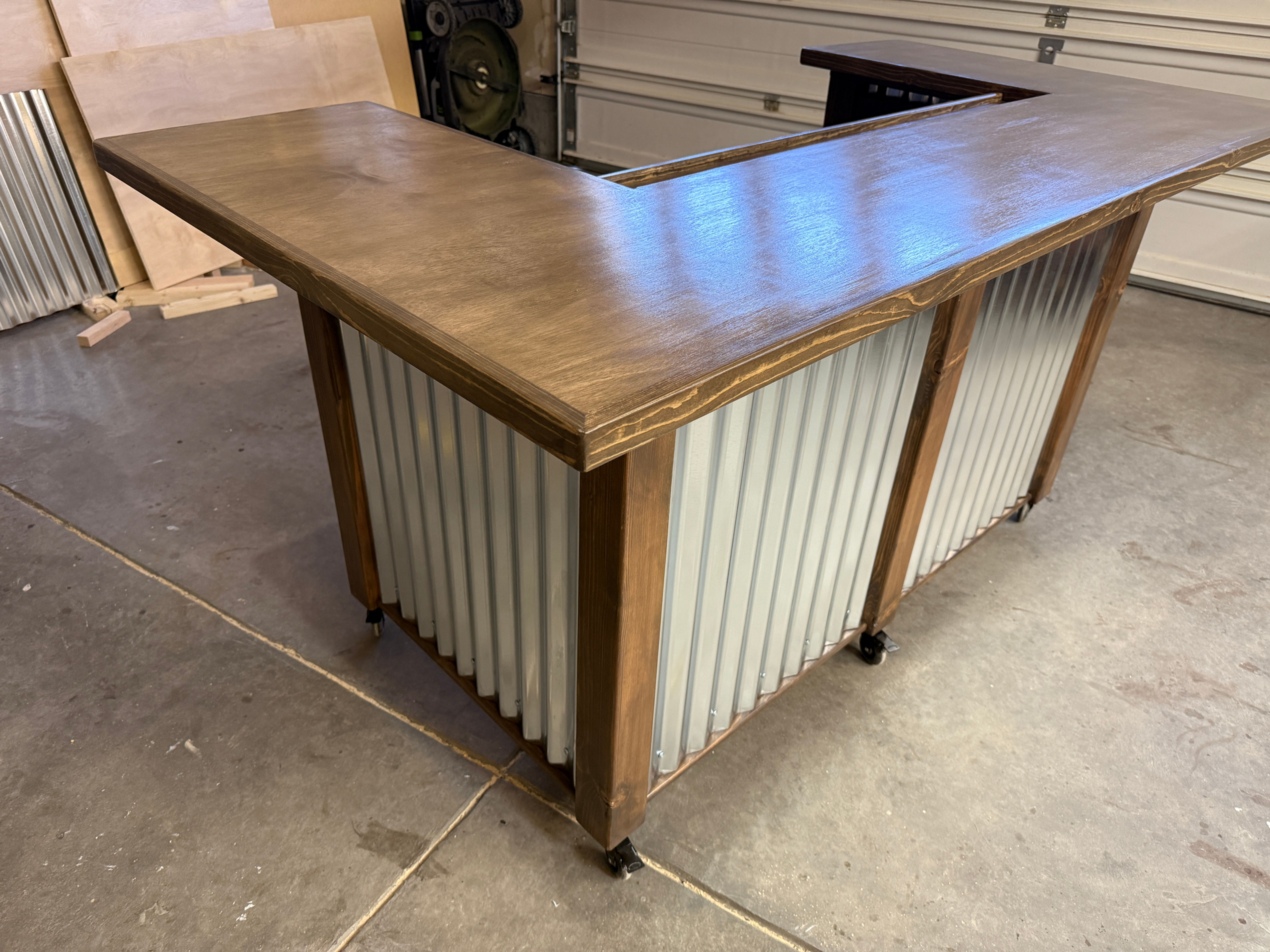 Corrugated Patio Cocktail and Beer Bar