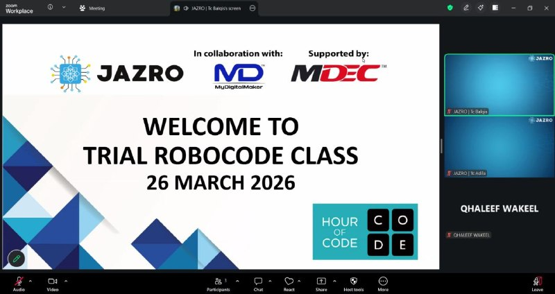 Trial Robocode Virtual Class - 26 Mac 2026