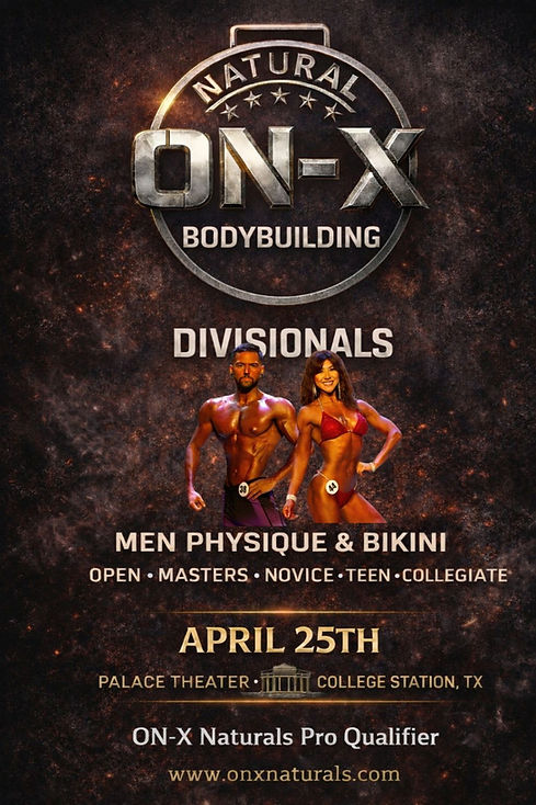 divisionals college station 2026 texas natural bodybuilding on-x
