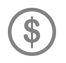 Grey Dollar Coin