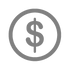 Grey Dollar Coin