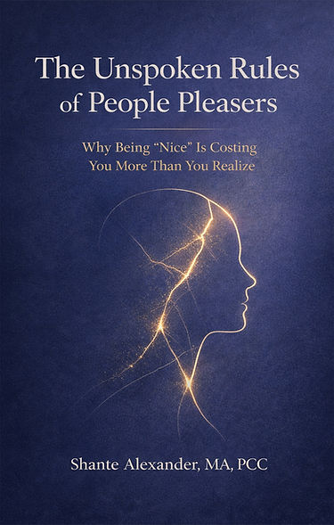 The Unspoken Rules of People Pleasers book exploring overgiving, boundaries, and emotional responsibility