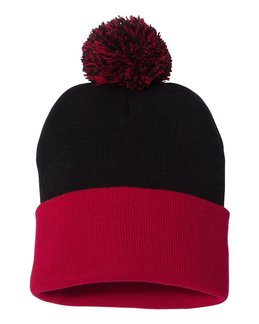 Cinti Aquatics 12" Pom-Pom Cuffed Beanie