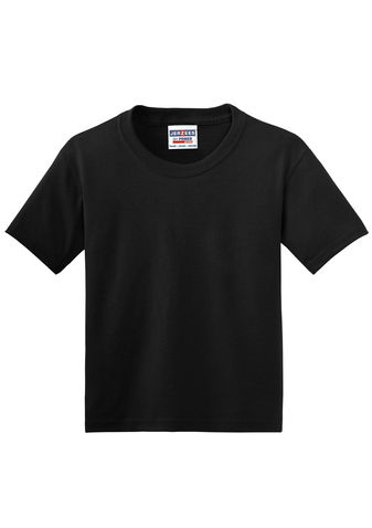 Nishime Youth JERZEES -50/50 Short Sleeve T-Shirt-Black