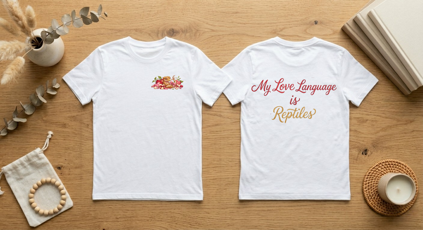“ my love language is reptiles” | Animal Lovers Graphic Tee