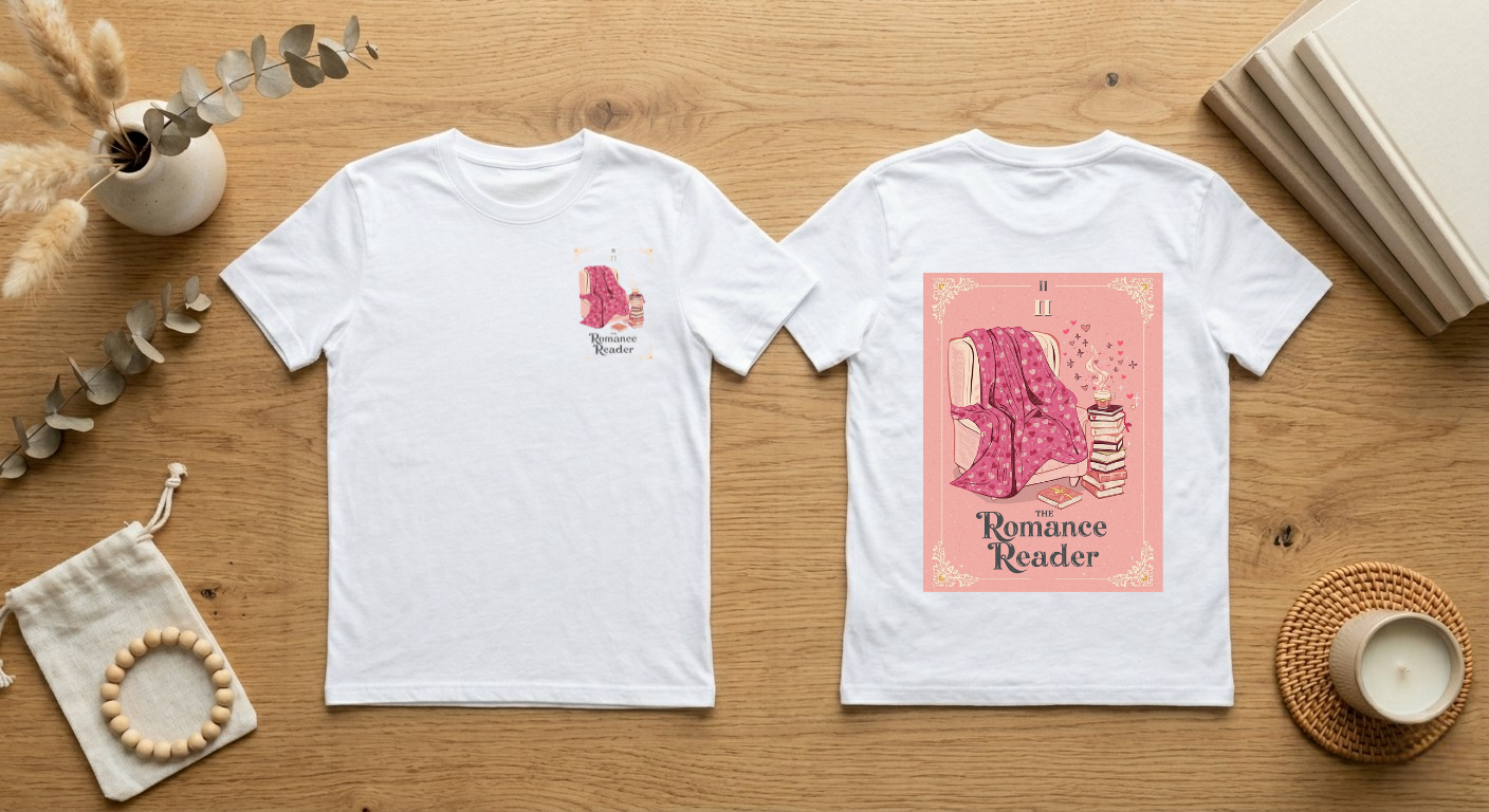 “ romance reader” Tarot Card Design | Readers Graphic Tee