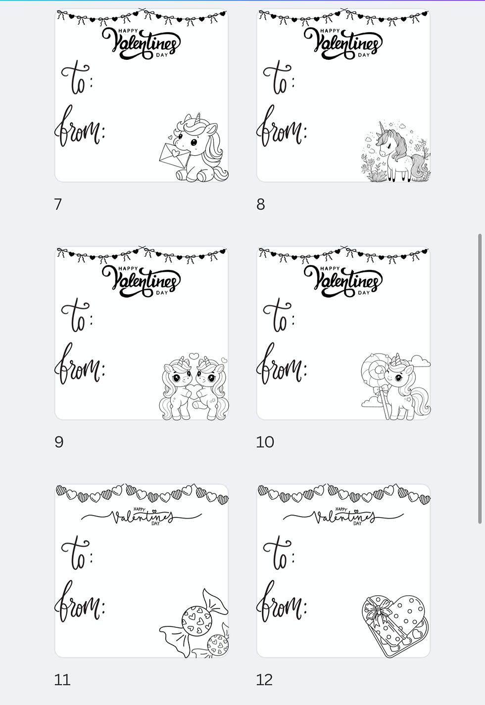 Thumbnail: Valentine Gift Tags | Customized Pack of up to 30 Sticker Tags 