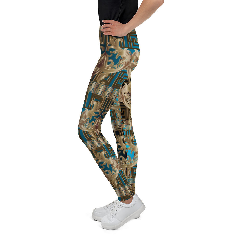 Thumbnail: Youth Leggings - RICH AND FAMOUS