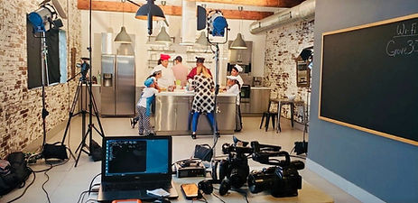 On The Set, Zuzana Monroe directing the film " The Baker's Secret "