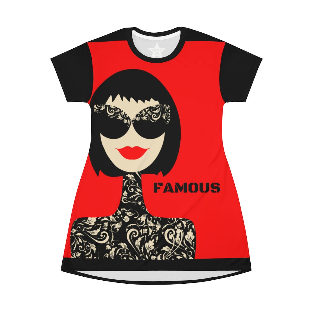 T-Shirt Dress - FAMOUS