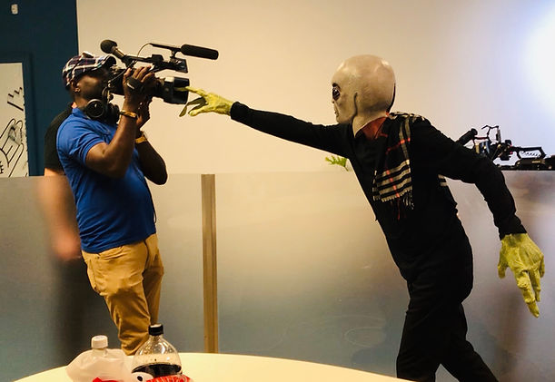 I am a star films the movie The Alien