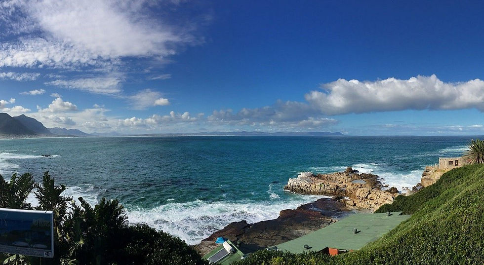 Scenic coastal view on the South African golf journey