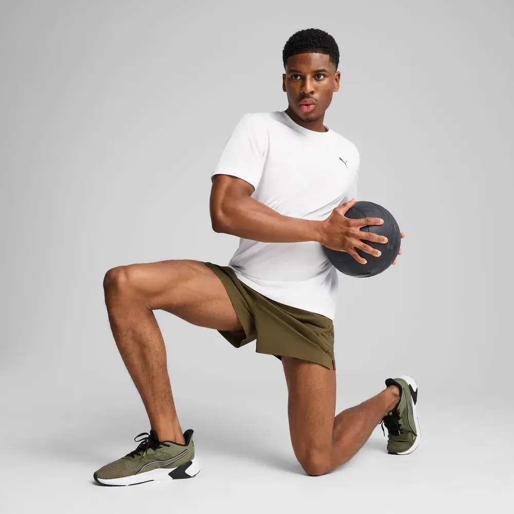 PUMA Train All Day Essential Poly Texture Training T-Shirt Men