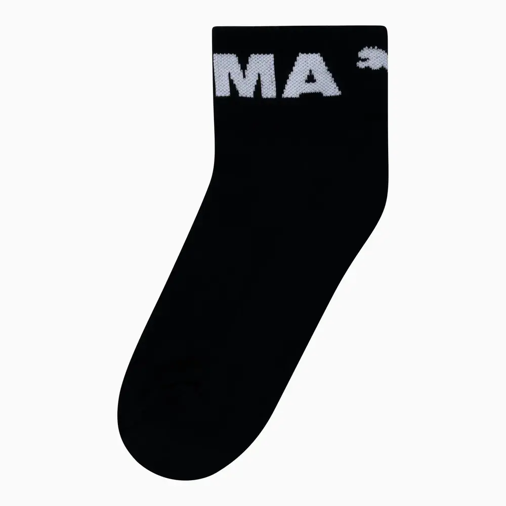 PUMA Men's Bold Logo Crew Running Socks