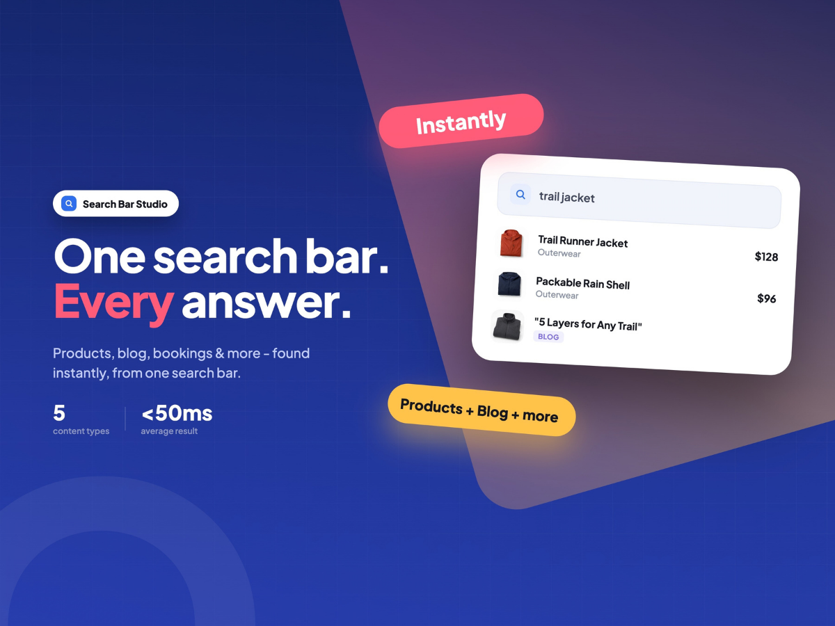 Search Bar Studio screenshot 1
