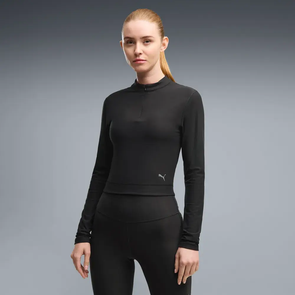 PUMA CLOUDSPUN Half-Zip Long Sleeve Training Top Women