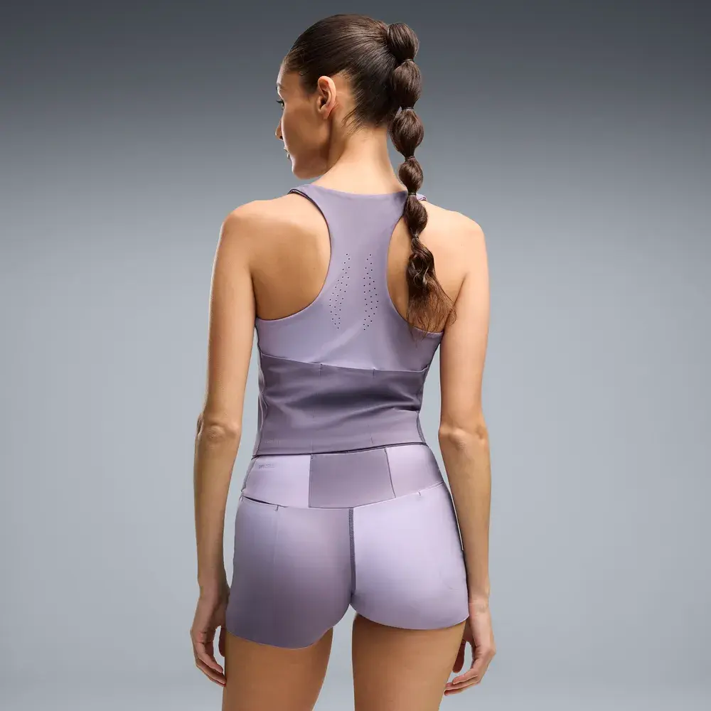 PUMA LIGHTSPEED All-Over Print Running Crop Top Women