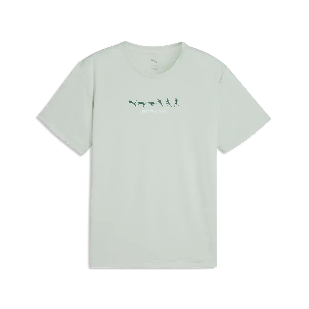 PUMA Run Slogan Graphic Running T-Shirt Men