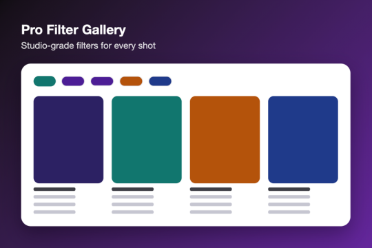 Pro Filter Gallery banner